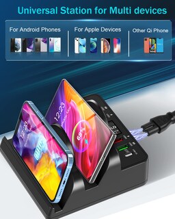 Foto 3 | Foto 3 | Estación De Carga Inalámbrica Tpfocus 8 En 1 15w Para Iphone/samsung - Venta Internacional.