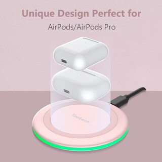 Foto 3 | Foto 3 | Cargador Inalámbrico Yootech 10w De Carga Rápida Para Iphone Samsung - Venta Internacional.