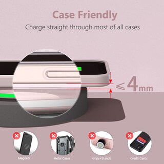 Foto 4 | Foto 4 | Cargador Inalámbrico Yootech 10w De Carga Rápida Para Iphone Samsung - Venta Internacional.