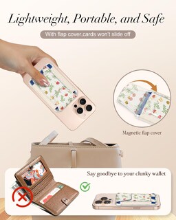 Foto 2 | Foto 2 | Tarjetero Magnético De Piel Wallet Shorogyt  Bloque Rfid  7 Tarjetas - Venta Internacional.