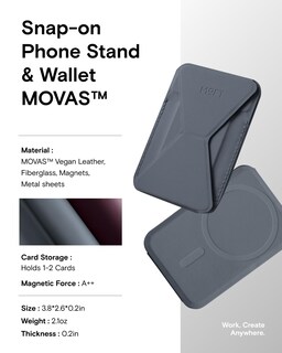 Foto 6 | Foto 6 | Soporte Magnético Tipo Cartera Compatible Con Moft Para Iphone 17/16/15/14/13/12 - Venta Internacional.