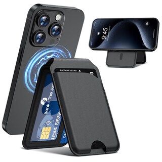 Foto 1 | Foto 1 | Cartera Magnética Para Iphone Frapkom Magsafe Wallet Negra - Venta Internacional.