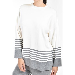 Foto 4 | Foto 4 | Conjunto De Punto A Rayas Roman Fashion /juvenil 9001 (gris) Gris