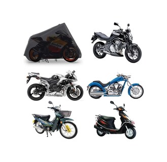 Foto 3 | Foto 3 | Funda A Prueba De Agua Belug  Y Polvo Para Motocicleta Negro