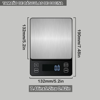 Foto 2 | Foto 2 | Báscula Digital De Cocina 3kg/0.1g Recargable Para Alimento