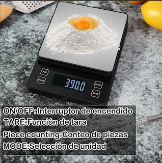 Foto 4 | Foto 4 | Báscula Digital De Cocina 3kg/0.1g Recargable Para Alimento
