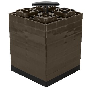 Foto 1 | Foto 1 | Bloques De Nivelación Camco Fasten 2x2 Brown Paquete De 10 Con Mango En T - Venta Internacional.
