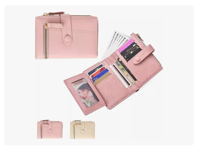 Foto 1 | Foto 1 | Carteras Monederos De Mujer Billetera Dama Botón De Presión