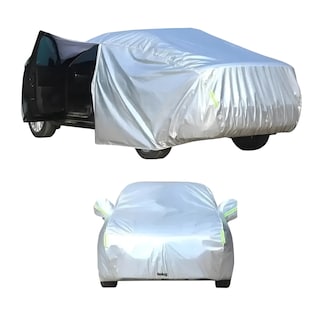 Foto 1 | Foto 1 | Funda Cubierta Auto Grande Belug 4.9m Anti-sol Polvo Viento Lluvia Gris