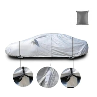 Foto 3 | Foto 3 | Funda Cubierta Auto Grande Belug 4.9m Anti-sol Polvo Viento Lluvia Gris