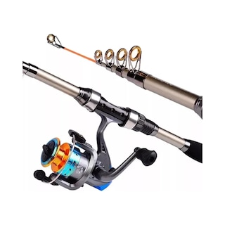 Foto 4 | Foto 4 | Kit Pesca Belug 1.8m Caña Carrete Señuelo Accesorio Bolsa Completo Multicolor