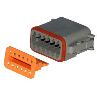 Foto 1 | Foto 1 | Conector Pacer Deutsch Dt Plug & Wedge Lock De 12 Posiciones Paquete De 5 - Venta Internacional.