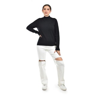 Foto 4 | Foto 4 | Blusa Tejida De Cuello Alto Balam / Juvenil 0248 (negro) Negro