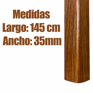 Foto 3 | Foto 3 | Esquinero Lambrin Decorativo 3 Pcs 145 Cm Estilo Madera Wpc Nogal Rústico