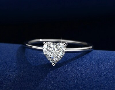 Foto 4 | Foto 4 | Anillo Talla 7 Xtellar De Compromiso Y Promesa Chapado En Plata 925 Con Brillante Moissanita