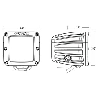Foto 4 | Foto 4 | Par De Faros Antiniebla Rigid Serie D Compatibles Con Sae Amarillo/blanco - Venta Internacional.