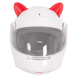 Foto 2 | Foto 2 | Orejas De Gato Para Casco De Moto Rojas Con Luz Kinlley
