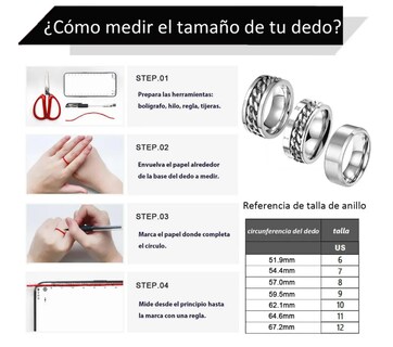 Foto 4 | Foto 4 | Xtellar Set De 3 Anillos Talla 10 De Titanio Y Acero Inoxidable Para Hombre - Elegante Y Minimalista