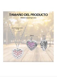 Foto 3 | Foto 3 | Collar Xtellar Corazón Difusor De Aceites Esenciales