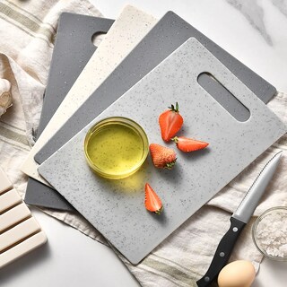 Foto 5 | Foto 5 | ''tabla De Picar Alimentos Utensilios De Cocina 5pzs Con Base Gris ''