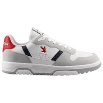Tenis Hombre American Fire 7143 Blanco/gris Urbano Sport Casual Caballero Talla 26 A 29 M