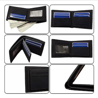 Foto 4 | Foto 4 | Cartera Billetera De Cuero Con Múltiples Tarjetas Para Hombre
