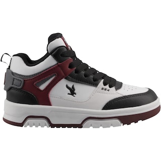 Foto 1 | Foto 1 | Tenis Niñ3 American Fire 7146 Blanco/guinda Urbano Sport Casual Niño Talla 18 A 21.5