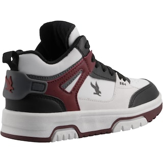 Foto 3 | Foto 3 | Tenis Niñ3 American Fire 7146 Blanco/guinda Urbano Sport Casual Niño Talla 18 A 21.5