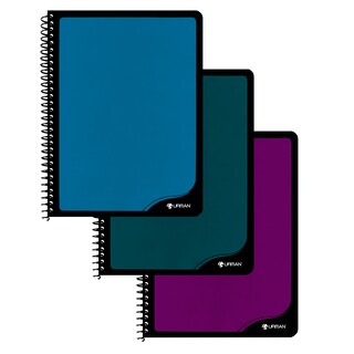 Foto 1 | Foto 1 | Cuaderno Profesional Kit 3 Piezas Urman Raya Original Resistente