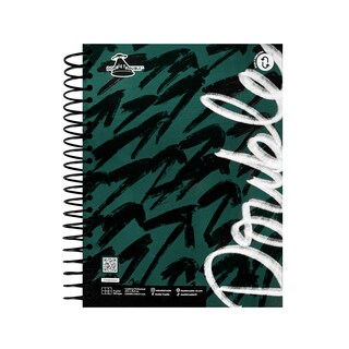 Foto 1 | Foto 1 | Cuaderno Libreta Profesional 200 Hojas Pasta Dura Cuadro Chico Y Cuadro Grande Double Trouble