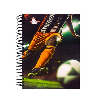 Foto 1 | Foto 1 | Cuaderno Libreta Profesional 200 Hojas Pasta Dura Futbol Cuadro Chico