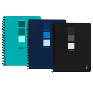 Foto 1 | Foto 1 | Cuaderno Profesional Kit 3 Piezas Urman Cuadro Chico Tapa Emplacada