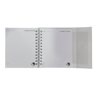 Foto 3 | Foto 3 | Libreta De Tapa Dura Laminado Liso Con Espiral Metálico En La Lateral Con Solapa Protectora  Dragón Chimuelo Color Blanco