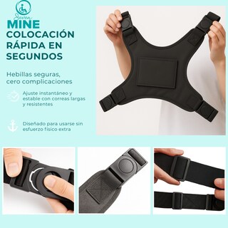Foto 6 | Foto 6 | Chaleco De Sujeción Para Silla De Ruedas | Arnés Anticaída Ajustable | Seguridad Y Estabilidad Para Pacientes Y Adultos Mayores