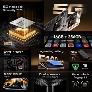 Foto 2 | Foto 2 | Smartphone Cubot X100 5g Android 15 16 Gb Ram 256 Gb Rom 64 Mp - Venta Internacional