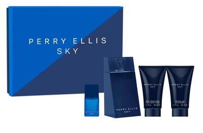 Foto 1 | Foto 1 | Set De Regalo Perry Ellis Sky Men 4 Piezas Edt 100 Ml + 50 Ml - Venta Internacional.