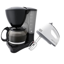 Batidora de Mano 7 Velocidades y Cafetera 6 Tazas American