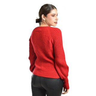 Foto 3 | Foto 3 | Suéter De Punto Con Brillo Roman Fashion /juvenil 9388 (rojo) Rojo