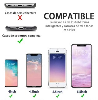 Foto 3 | Foto 3 | Pack De 2 Correas Xtellar Para Celular Ajustables En Negro - Comodidad Y Seguridad Con Estilo