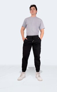 Foto 5 | Foto 5 | Pantalón Jogger Negro Para Hombre Sea Brazil