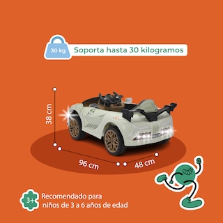 Foto 5 | Foto 5 | Kinene | Carrito Deportivo Eléctrico Para Niños Con Control Remoto Luces Y Bluetooth