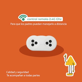 Foto 6 | Foto 6 | Kinene | Carrito Deportivo Eléctrico Para Niños Con Control Remoto Luces Y Bluetooth