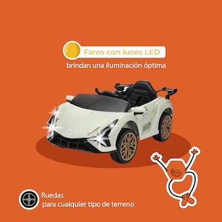 Foto 7 | Foto 7 | Kinene | Carrito Deportivo Eléctrico Para Niños Con Control Remoto Luces Y Bluetooth