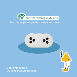 Foto 6 | Foto 6 | Kinene | Carrito Deportivo Eléctrico Para Niños Con Control Remoto Luces Y Bluetooth