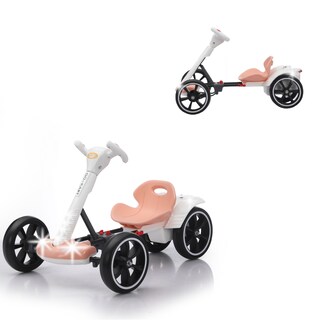 Foto 1 | Foto 1 | Kinene | Go Kart Infantil Eléctrico Con Luces Led Música Claxon Y Estructura Plegable