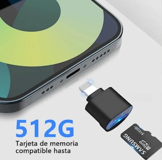 Foto 2 | Foto 2 | Xtellar Adaptador Otg Y Lector De Tarjetas Micro Sd Para Iphone Y Ipad - Aumenta Tu Espacio De Almacenamiento Fácilmente