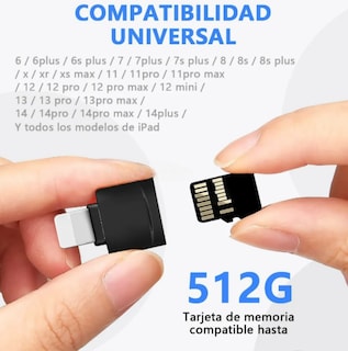 Foto 3 | Foto 3 | Xtellar Adaptador Otg Y Lector De Tarjetas Micro Sd Para Iphone Y Ipad - Aumenta Tu Espacio De Almacenamiento Fácilmente