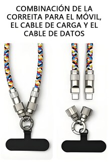 Foto 3 | Foto 3 | Cable De Carga Rápida Universal Correa Para Celular Xtellar –tipo-c A Tipo-c.