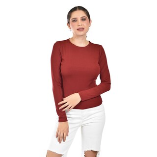 Foto 1 | Foto 1 | Blusa De Manga Larga /juvenil 0279 (vino) Vino