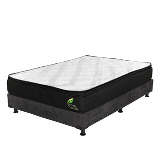 Foto 3 | Foto 3 | Colchón Restonic Enzo + Box Dicasa King Size + 2 Almohadas Trinity